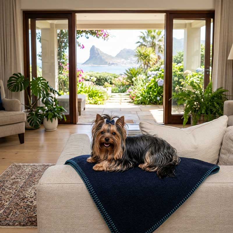 Rehome your Yorkie in Cape Town.
Yorkshire Terrier resting comfortably in a quiet Cape Town residential home.
Yorkie Rehoming